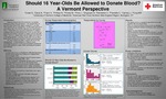 Should 16-Year-Olds Be Allowed to Donate Blood? A Vermont Perspective by Gabriel Crowl, Anees Daud, Vanessa Franz, Nicholas Phillips, Maia Pinsky, Jennifer Pons, Areg Zingiryan, Carol Dembeck, Chris Frenette, Jan Carney, and Mark K Fung
