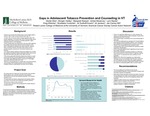 Gaps in Adolescent Tobacco Prevention and Counseling in Vermont by Dexter C. Allen, Morgan Hadley, Margaret Klepack, Amber J. Meservey, Lynn Sipsey, Greg Whitcher, Mushtaba Yuridullah, Jill Sudhoff-Guerin, Jill Jemison, and Jan Carney