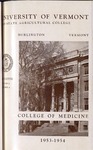 University of Vermont, College of Medicine Bulletin by University of Vermont
