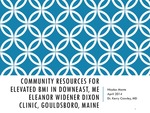 Community Resources for Elevated BMI in Downeast, ME