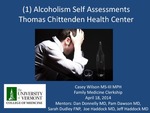 Alcoholism Self Assessments, Thomas Chittenden Health Center