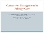 Concussion Management in Primary Care by James Levins