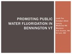 Promoting Public Water Fluoridation in Bennington VT