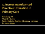 Increasing Advanced Directive Utilization in Primary Care by Alejandro Castro