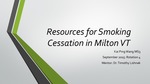 Resources for Smoking Cessation in Milton VT