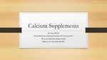 Calcium Supplementation by Jani M. Kim