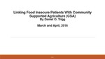 Linking Food Insecure Patients With Community Supported Agriculture (CSA)