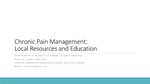 Chronic Pain Management: Local Resources and Education