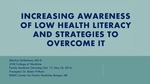 Improving Awareness of Low Health Literacy and Strategies to Overcome It