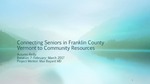 Connecting Seniors in Franklin County Vermont to Community Resources by Autumn Reilly