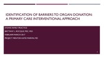 Identification of Barriers to Organ Donation: A Primary Care Interventional Approach