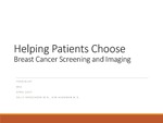 Breast Cancer Screening - Helping Patients Choose by Fran Riley