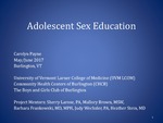 Adolescent Sex Education