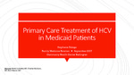 Primary Care Treatment of HCV in Medicaid Patients