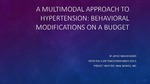 A Multimodal Approach to Hypertension: Behavioral Modifications on a Budget by Jayne Manigrasso
