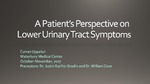 A Patient's Perspective on Lower Urinary Tract Symptoms