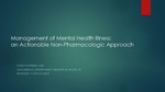 Management of Mental Health Illness: an Actionable Non-Pharmacologic Approach by Cody J. Couperus