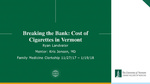 Breaking the Bank: Cost of Cigarettes in Vermont