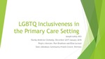LGBTQ Inclusiveness in the Primary Care Setting by Joseph J. Lahey