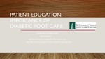 Patient Education: Importance of Diabetic Foot Care by John Paul Nsubuga