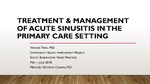 Treatment & Management of Acute Sinusitis in the Primary Care Setting