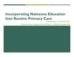 Incorporating Naloxone Education Into Routine Primary Care