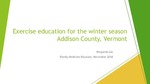 Exercise Education for the Winter Season
