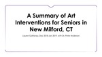 Art Interventions for Seniors in New Milford, CT by Lauren Gaffaney