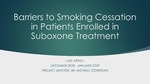 Barriers to Smoking Cessation in Patients Enrolled in Suboxone Treatment Programs by Thomas L. Arnell