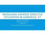 Increasing Advance directive utilization in Hardwick, VT