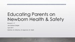 Educating Parents on Newborn Health and Safety by Jenna Rose Dafgek