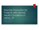 Exercise Promotion for Patients with Mental Health Conditions in Milton, VT
