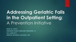 Addressing Geriatric Falls in the Outpatient Setting: A Prevention Initiative by Brian W. Gross