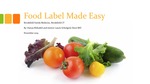 Food Label Made Easy