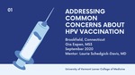 Addressing Common Concerns About HPV Vaccination by Gia R. Eapen