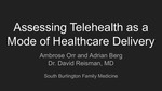 Assessing Telehealth as a Mode of Healthcare Delivery