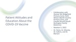 Patient Attitudes and Education about the COVID-19 Vaccine