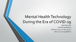 Mental Health Technology During the Era of COVID-19 by Michael Tabet