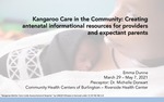 Kangaroo Care in the Community: Creating antenatal informational resources for providers and expectant parents by Emma Dunne