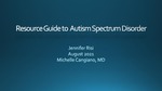 Resource Guide for Autism Spectrum Disorders