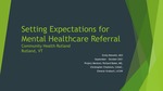 Setting Expectations for Mental Healthcare Referral