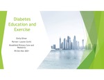 Diabetes Education and Exercise by Emily H. Oliver and Lauren Coritt