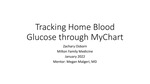 Tracking Home Blood Glucose through MyChart