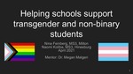 Helping schools support transgender and non-binary students by Nina Feinberg and Naomi Koliba