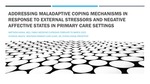 Addressing Maladaptive Coping Mechanisms in Response to External Stressors and Negative Affective States in Primary Care Settings