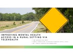 Improving Mental Health Access in a Rural Setting via Telehealth