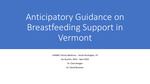 Anticipatory Guidance on Breastfeeding Support in Vermont by Ian Guertin