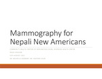 Mammography among Nepali New Americans