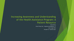 Increasing Awareness and Understanding of the Health Assistance Program: A Patient Resource by Arley Donovan