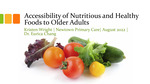 Accessibility of Nutritious and Healthy Foods to Older Adults